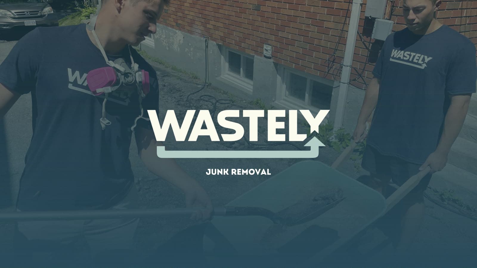 Wastely Ottawa Student Junk Removal Truck and Crew