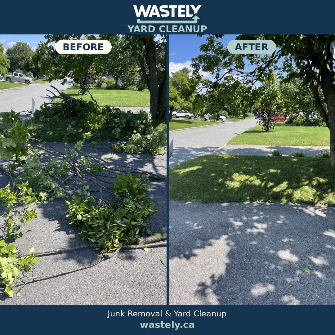 Wastely Ottawa Student Junk Removal Truck and Crew