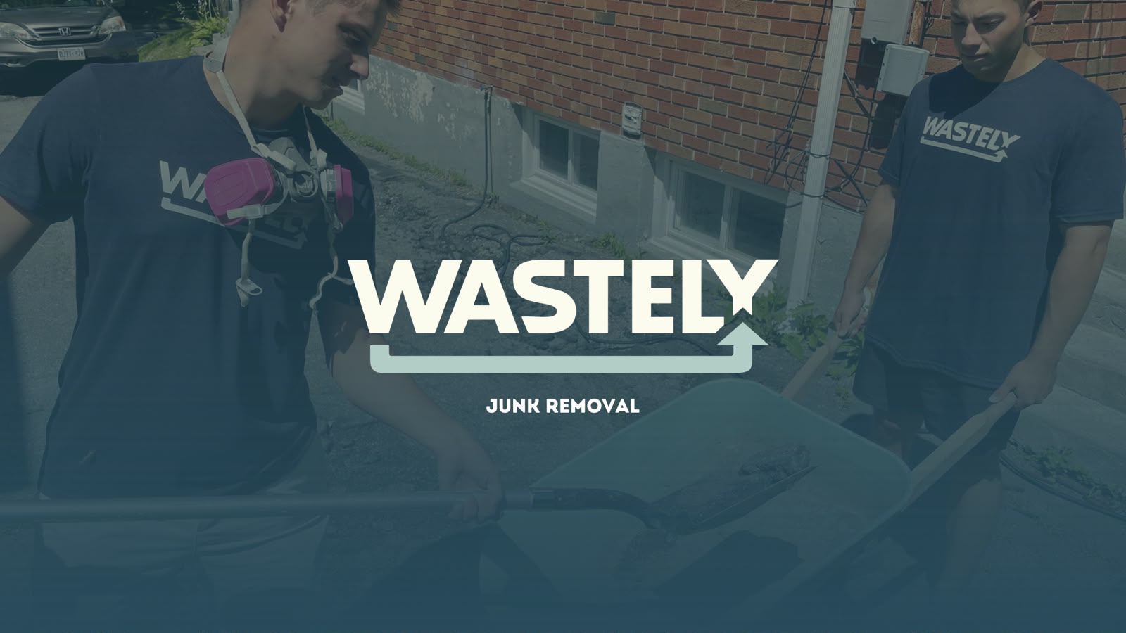 Wastely Ottawa Student Junk Removal Truck and Crew